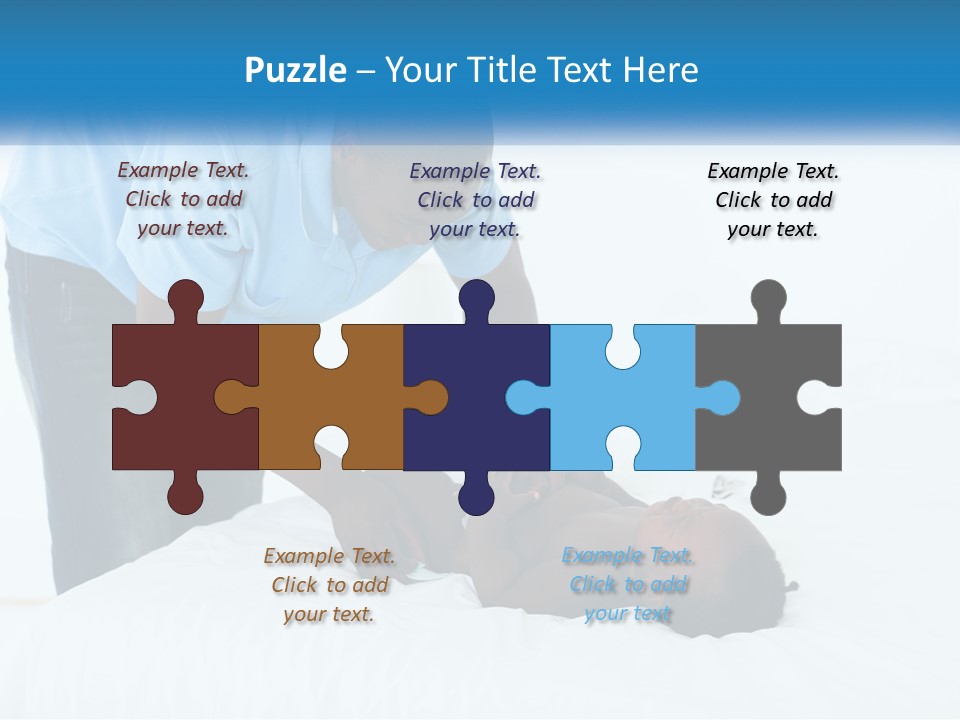 A Man Giving A Woman A Massage Powerpoint Presentation PowerPoint Template