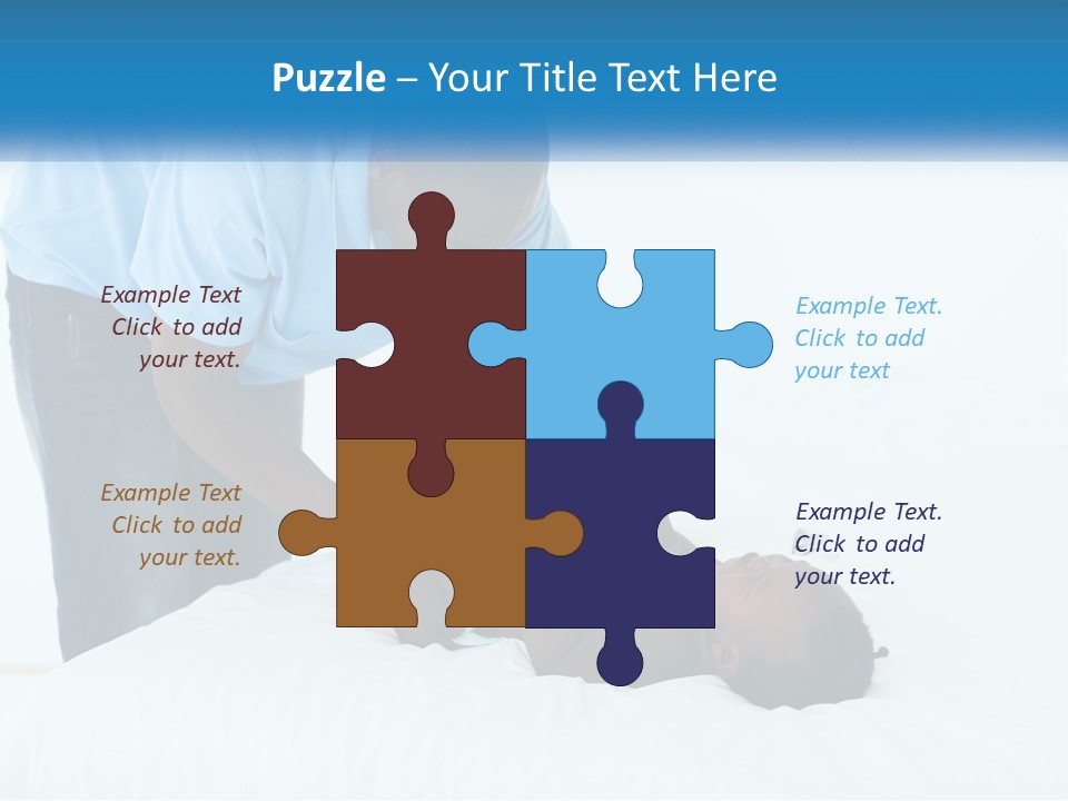 A Man Giving A Woman A Massage Powerpoint Presentation PowerPoint Template