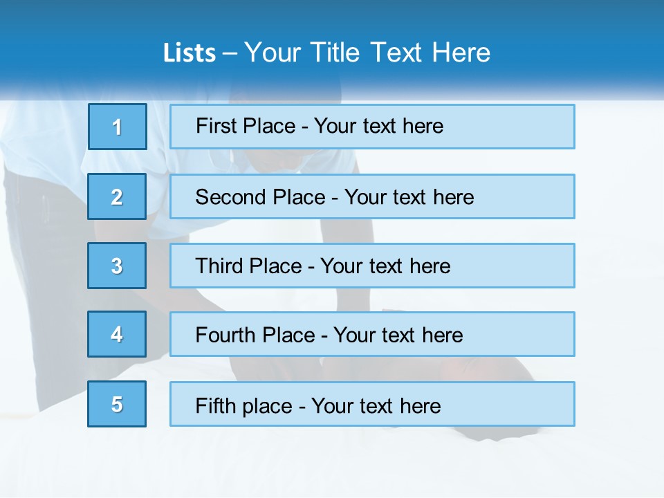 A Man Giving A Woman A Massage Powerpoint Presentation PowerPoint Template