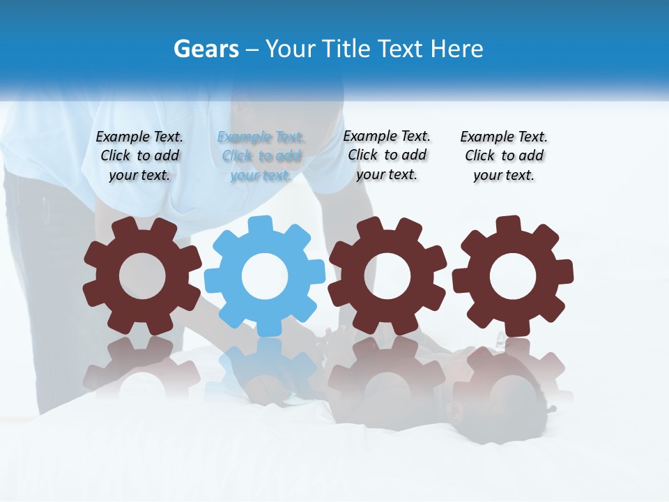 A Man Giving A Woman A Massage Powerpoint Presentation PowerPoint Template