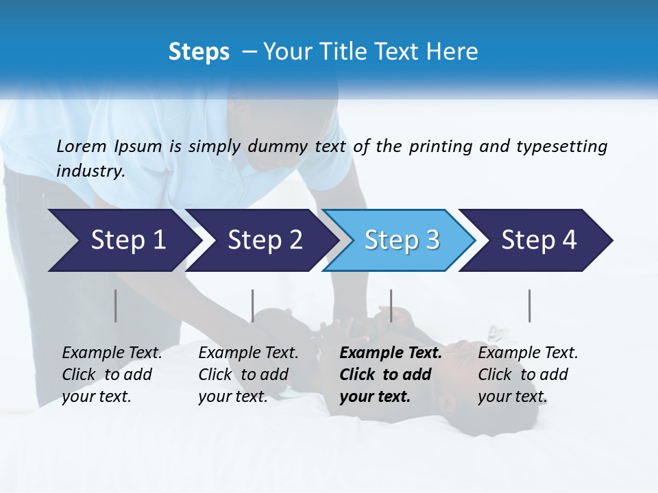 A Man Giving A Woman A Massage Powerpoint Presentation PowerPoint Template