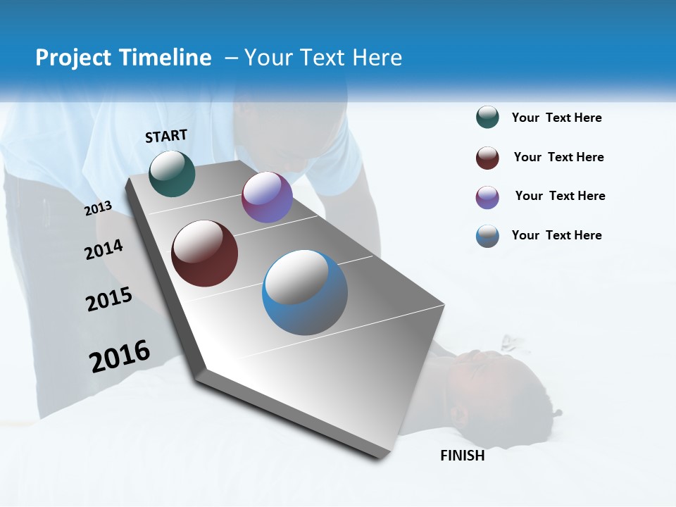 A Man Giving A Woman A Massage Powerpoint Presentation PowerPoint Template
