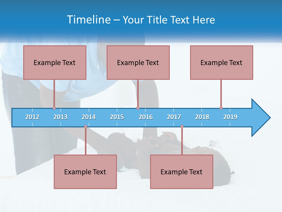 A Man Giving A Woman A Massage Powerpoint Presentation PowerPoint Template