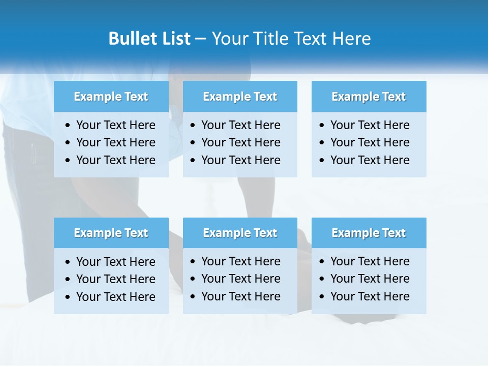 A Man Giving A Woman A Massage Powerpoint Presentation PowerPoint Template