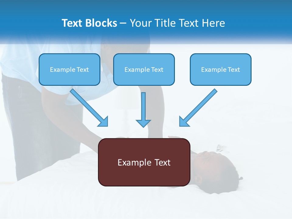 A Man Giving A Woman A Massage Powerpoint Presentation PowerPoint Template