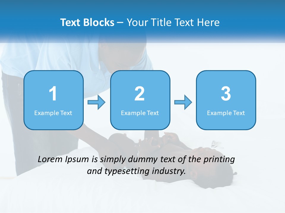 A Man Giving A Woman A Massage Powerpoint Presentation PowerPoint Template
