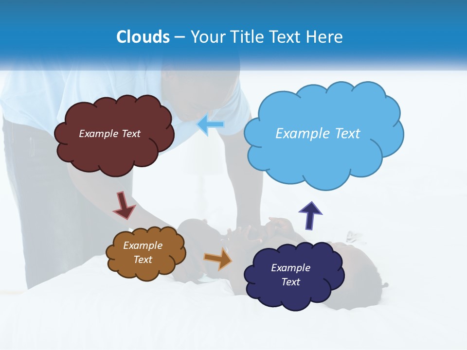 A Man Giving A Woman A Massage Powerpoint Presentation PowerPoint Template