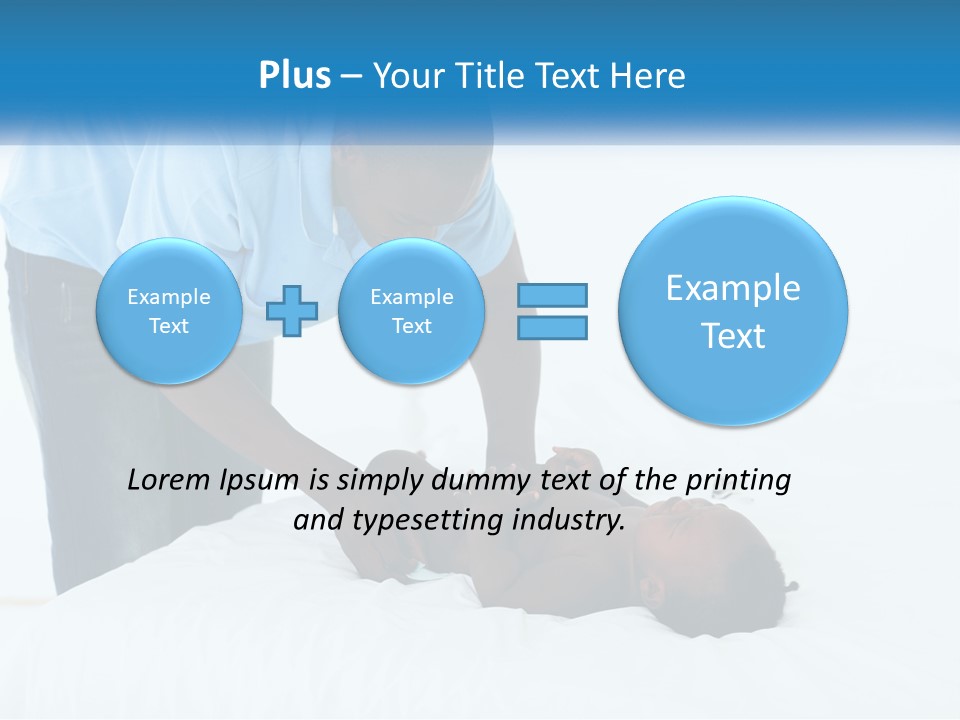 A Man Giving A Woman A Massage Powerpoint Presentation PowerPoint Template