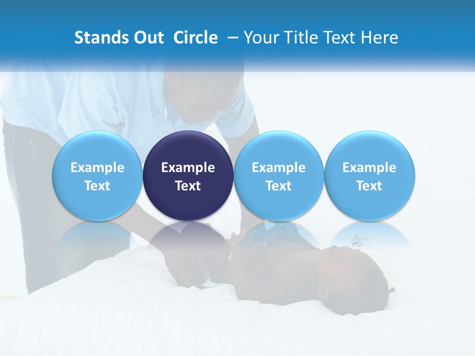 A Man Giving A Woman A Massage Powerpoint Presentation PowerPoint Template