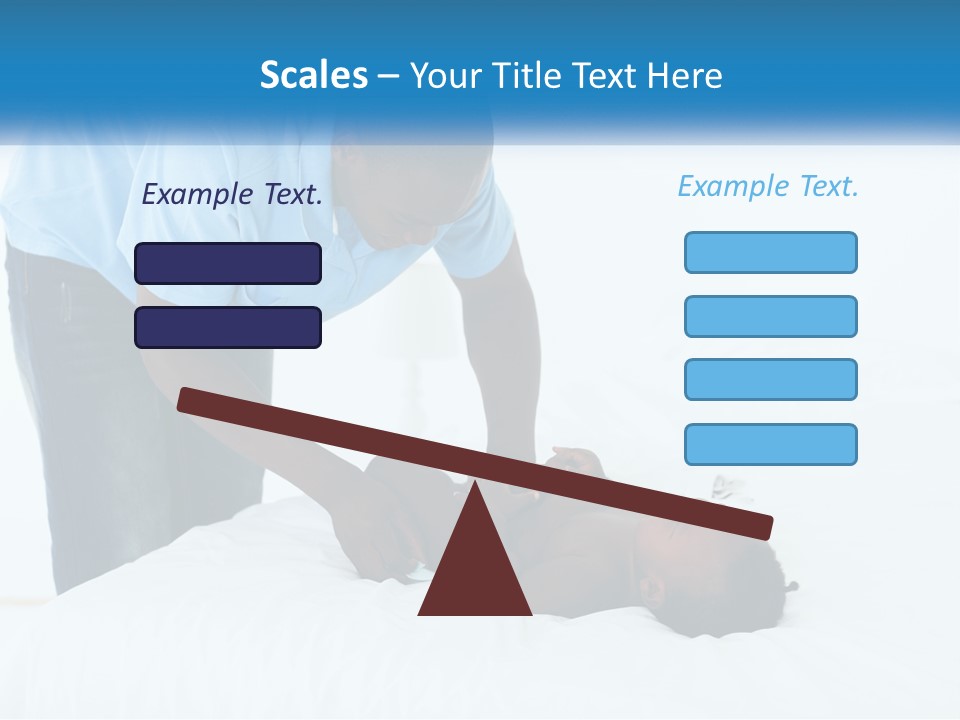 A Man Giving A Woman A Massage Powerpoint Presentation PowerPoint Template