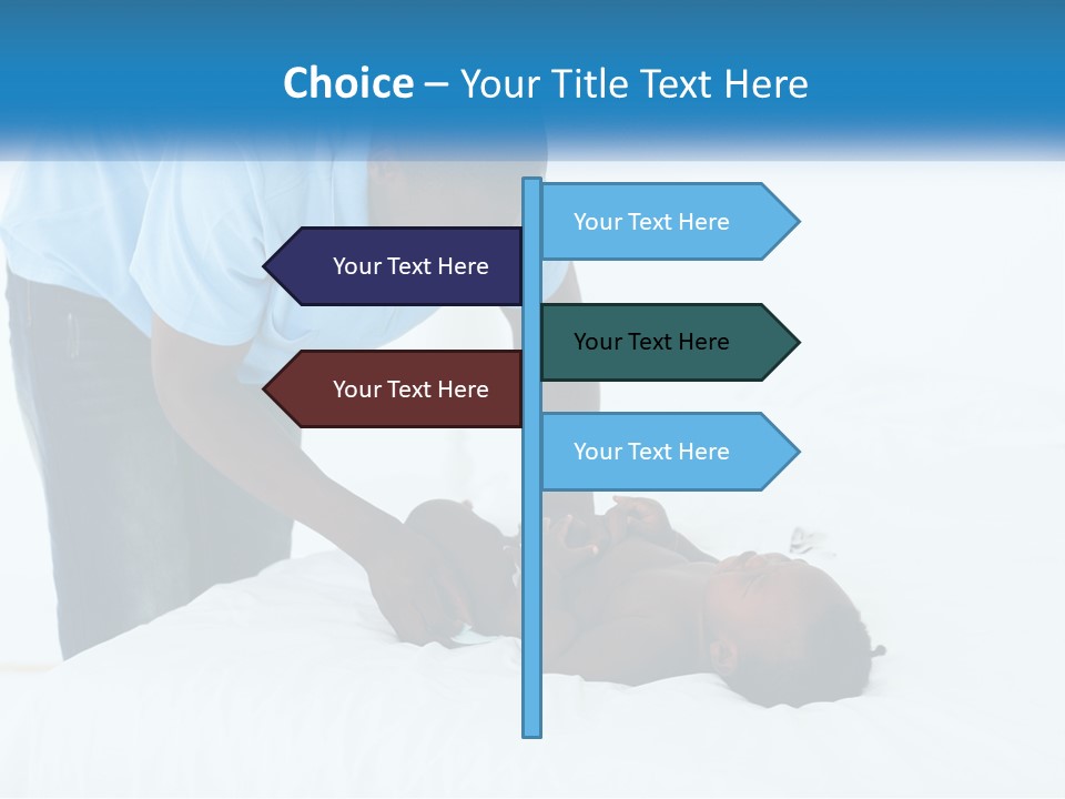 A Man Giving A Woman A Massage Powerpoint Presentation PowerPoint Template