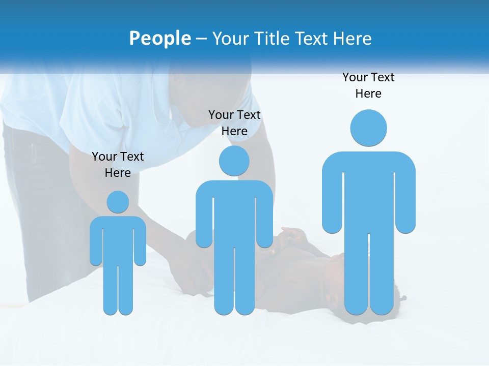 A Man Giving A Woman A Massage Powerpoint Presentation PowerPoint Template