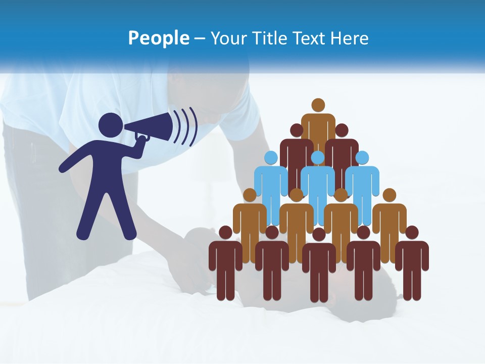 A Man Giving A Woman A Massage Powerpoint Presentation PowerPoint Template