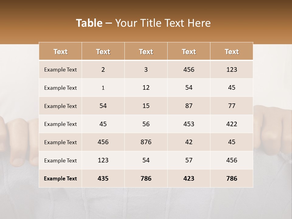 A Boy Peeking Over A Pillow With His Eyes Wide Open PowerPoint Template