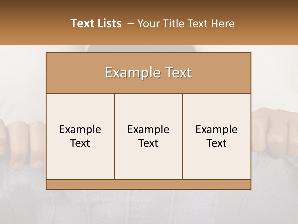 A Boy Peeking Over A Pillow With His Eyes Wide Open PowerPoint Template