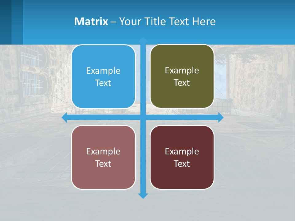 A Picture Of A Building With A Sky In The Background PowerPoint Template