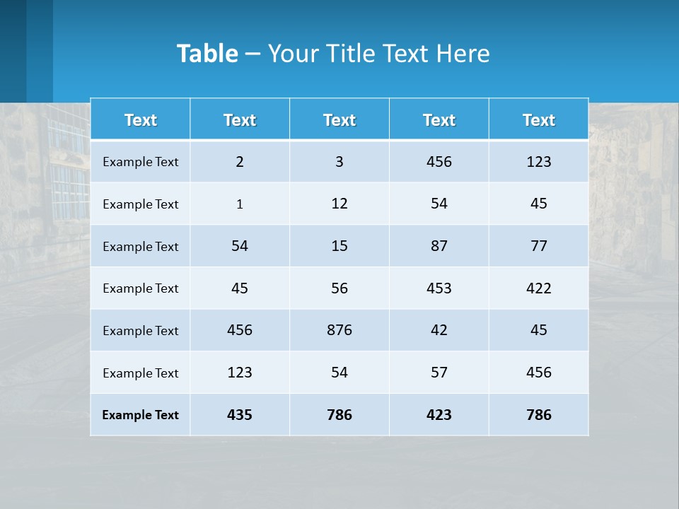 A Picture Of A Building With A Sky In The Background PowerPoint Template