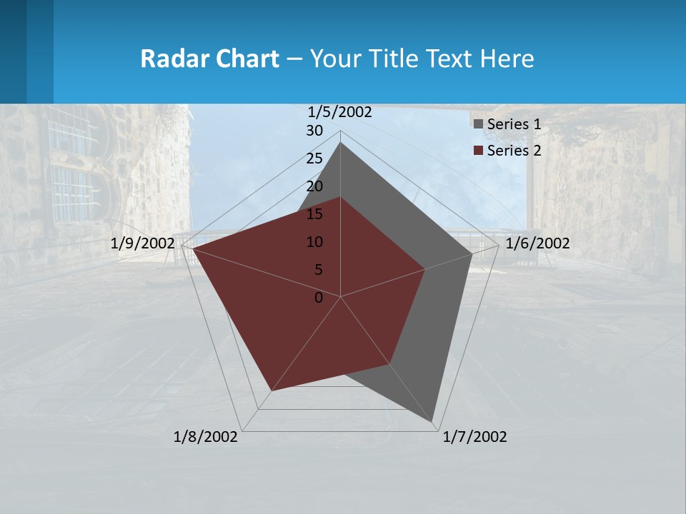 A Picture Of A Building With A Sky In The Background PowerPoint Template