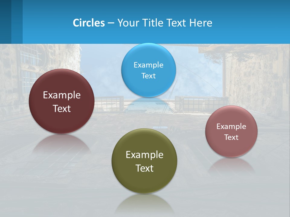 A Picture Of A Building With A Sky In The Background PowerPoint Template