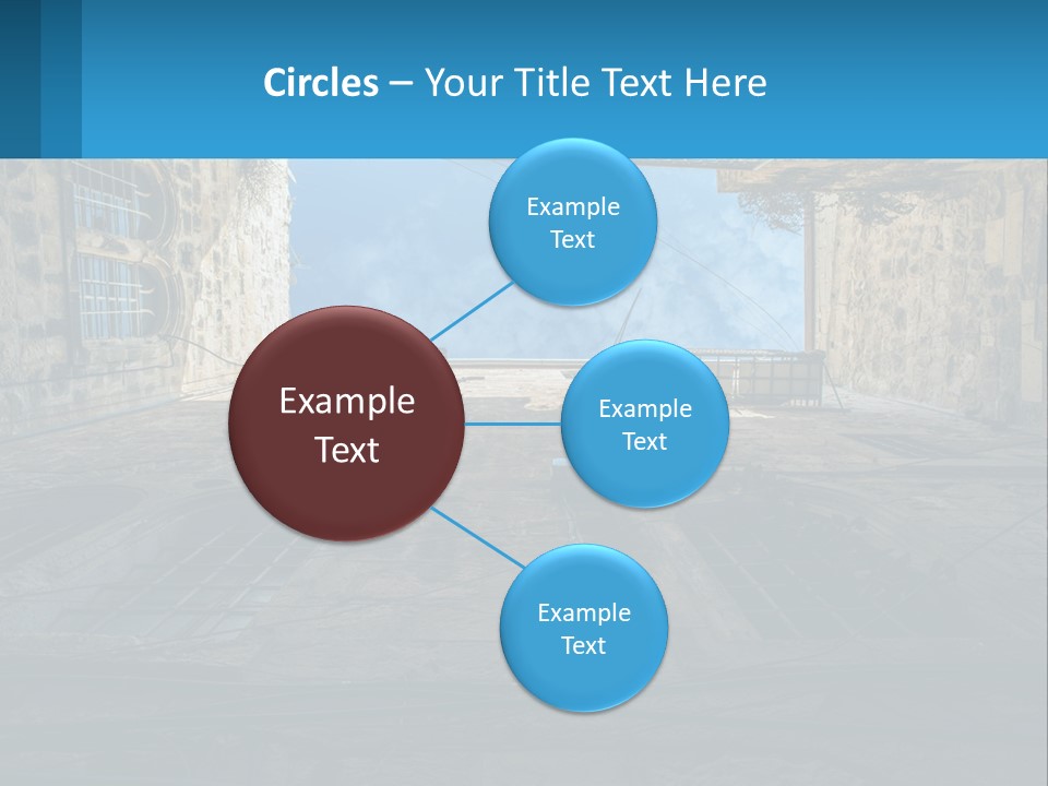 A Picture Of A Building With A Sky In The Background PowerPoint Template