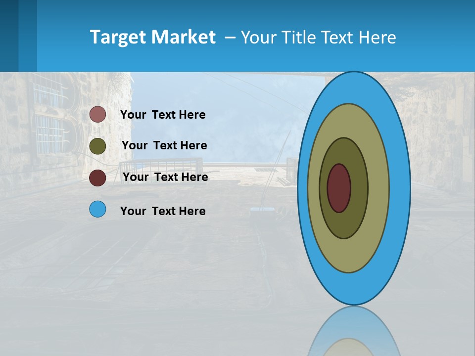 A Picture Of A Building With A Sky In The Background PowerPoint Template