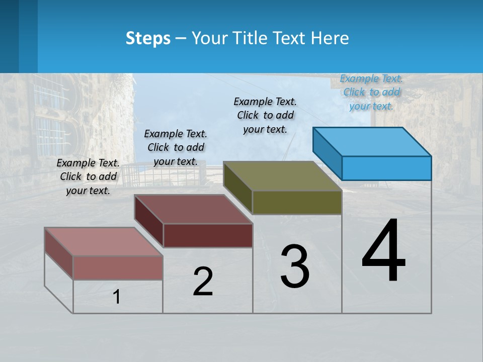 A Picture Of A Building With A Sky In The Background PowerPoint Template