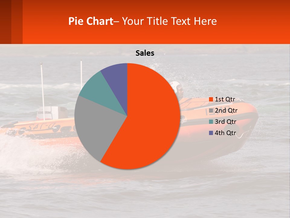 A Group Of People In An Inflatable Boat In The Water PowerPoint Template