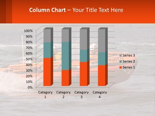 A Group Of People In An Inflatable Boat In The Water PowerPoint Template