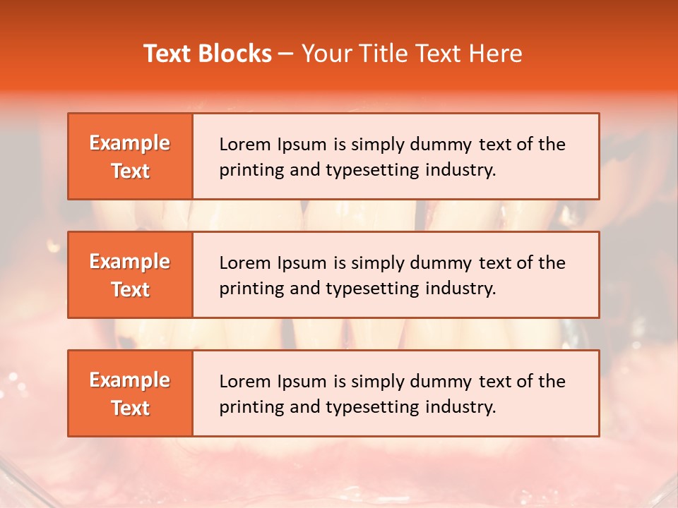 A Close Up Of A Person's Teeth With Gums PowerPoint Template