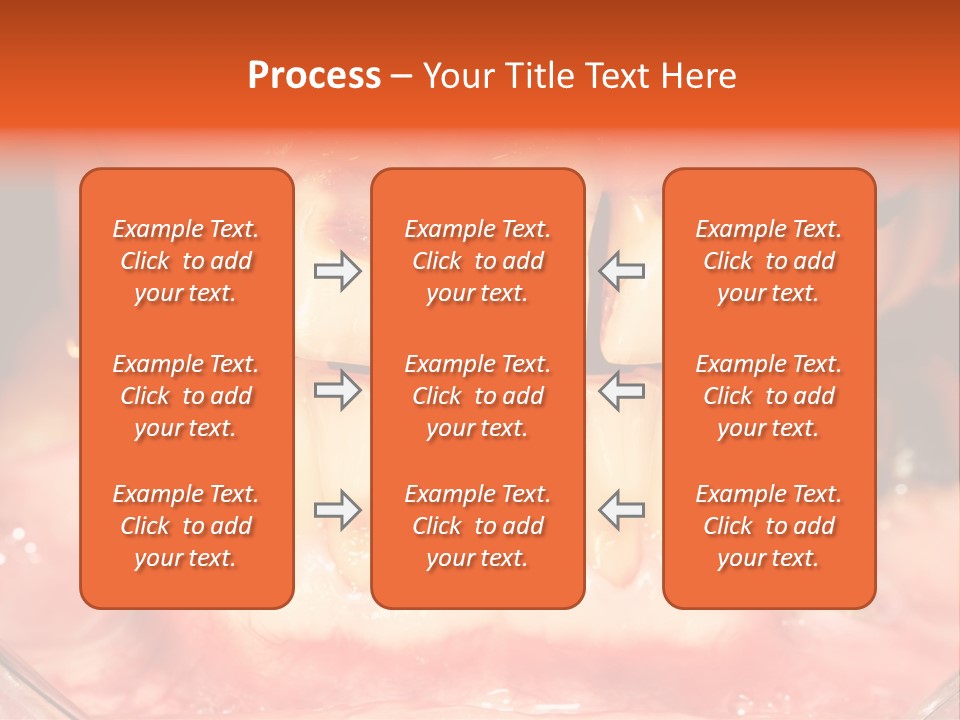 A Close Up Of A Person's Teeth With Gums PowerPoint Template