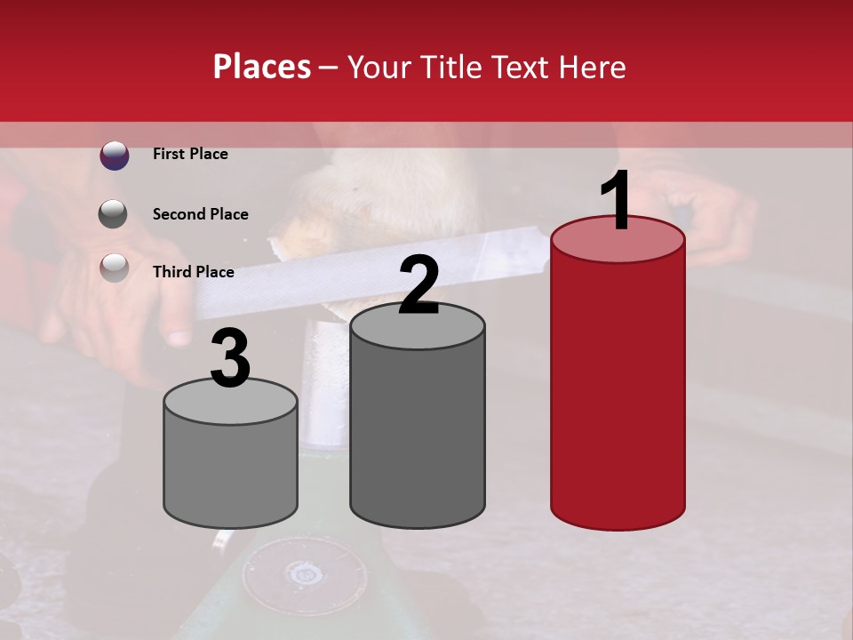 A Man Is Milking A Cow With A Pump PowerPoint Template