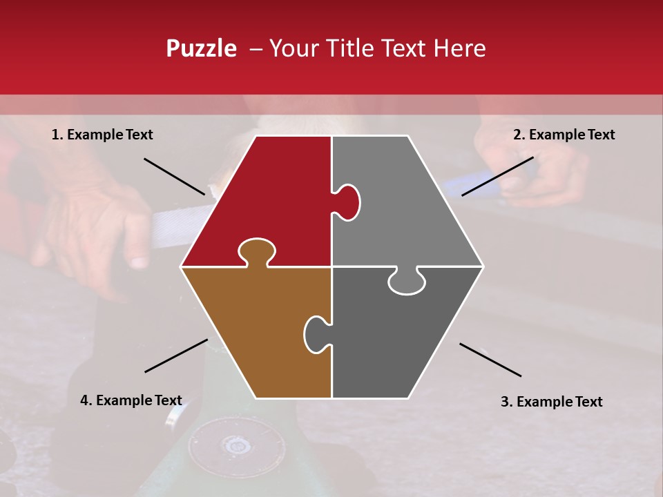 A Man Is Milking A Cow With A Pump PowerPoint Template