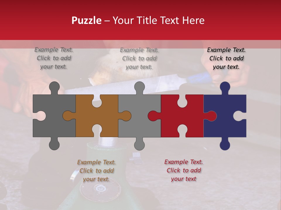 A Man Is Milking A Cow With A Pump PowerPoint Template