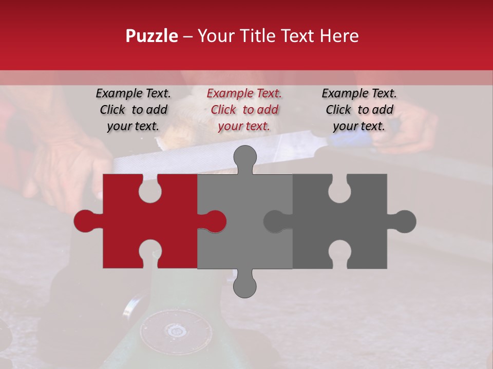 A Man Is Milking A Cow With A Pump PowerPoint Template