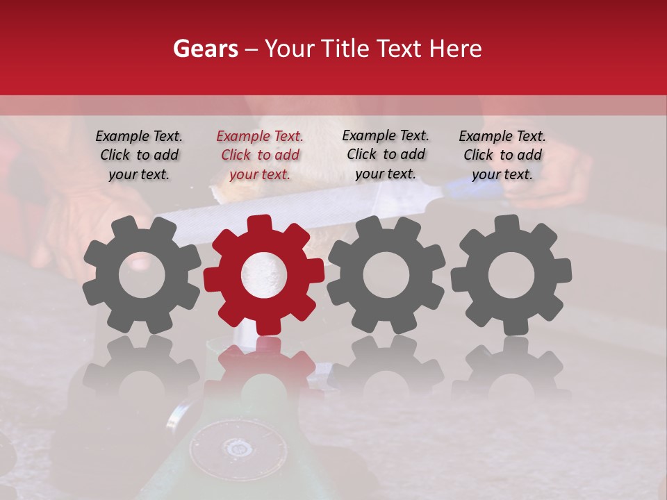 A Man Is Milking A Cow With A Pump PowerPoint Template