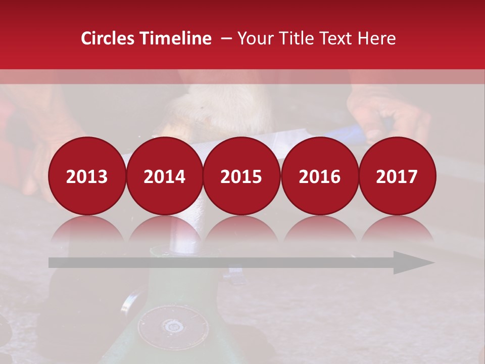 A Man Is Milking A Cow With A Pump PowerPoint Template