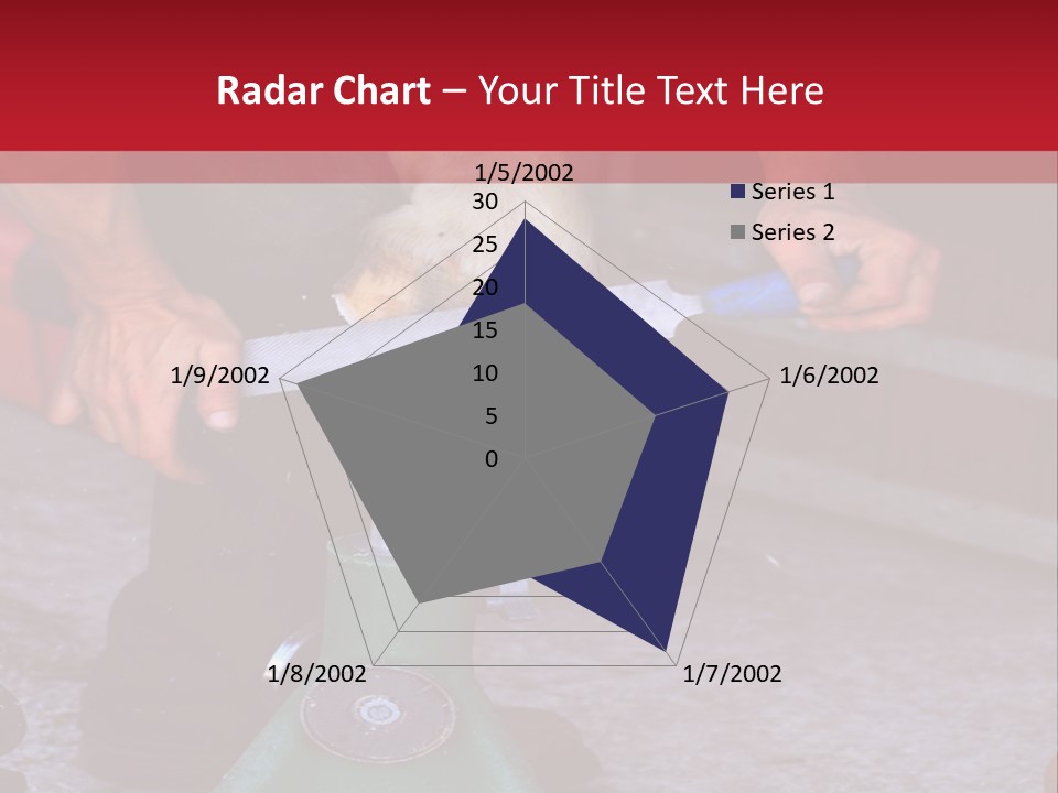 A Man Is Milking A Cow With A Pump PowerPoint Template