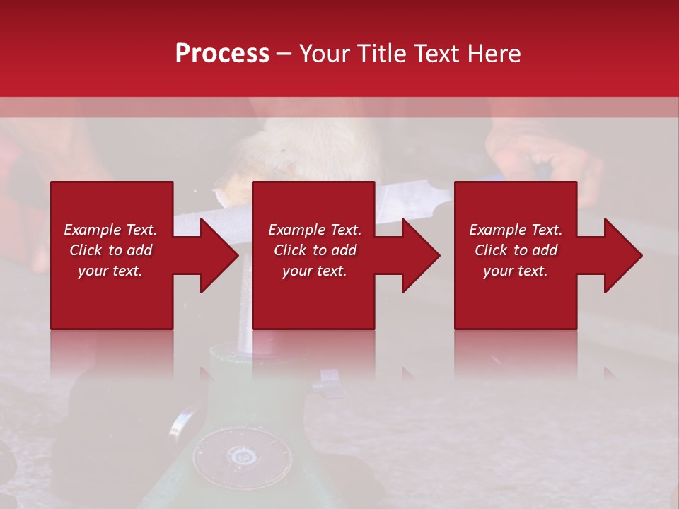 A Man Is Milking A Cow With A Pump PowerPoint Template