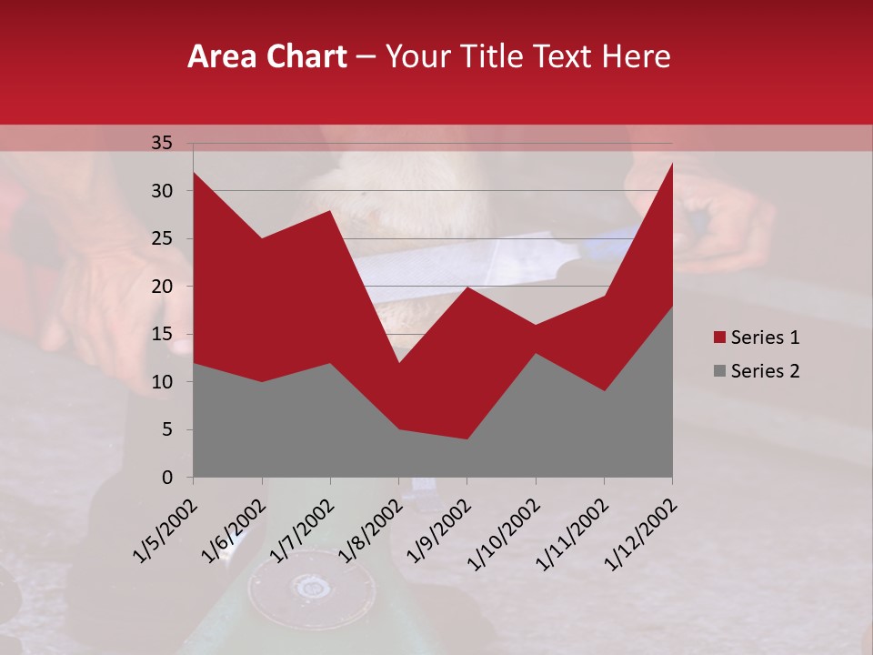 A Man Is Milking A Cow With A Pump PowerPoint Template