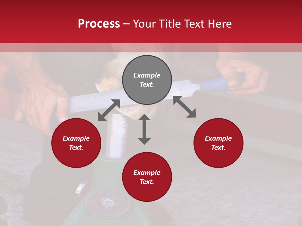 A Man Is Milking A Cow With A Pump PowerPoint Template