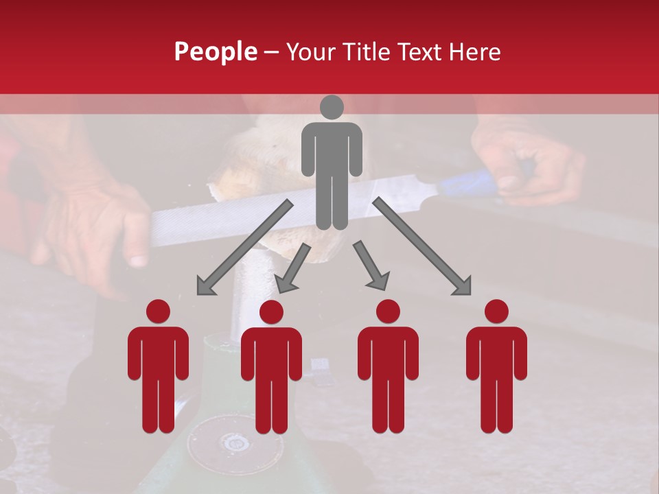 A Man Is Milking A Cow With A Pump PowerPoint Template