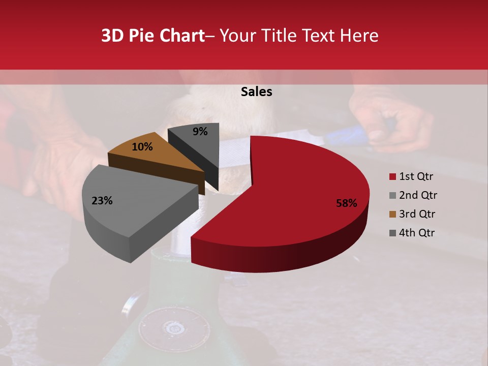 A Man Is Milking A Cow With A Pump PowerPoint Template
