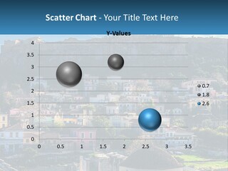 A Picture Of A City With A Mountain In The Background PowerPoint Template