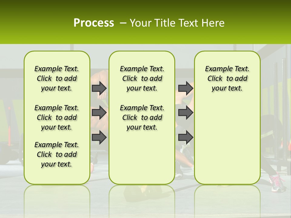 A Man And A Woman Doing Push Ups With Dumbbells PowerPoint Template