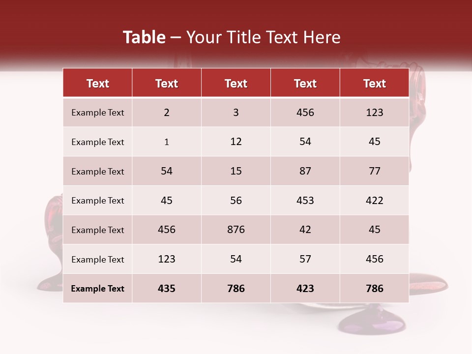 Two Bottles Of Nail Polish With Red And Purple Colors PowerPoint Template