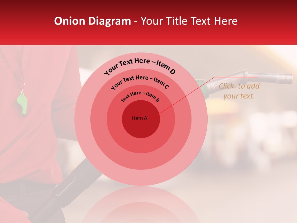 A Person Holding A Gas Pump In Their Hand PowerPoint Template