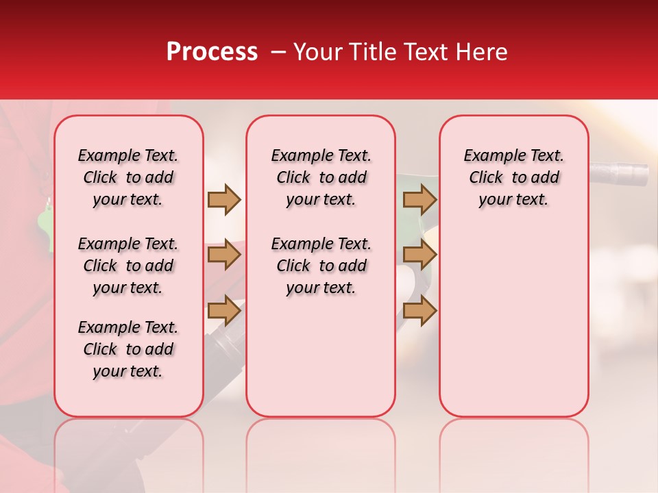 A Person Holding A Gas Pump In Their Hand PowerPoint Template