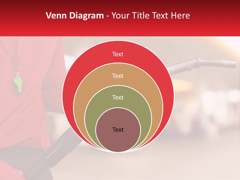 A Person Holding A Gas Pump In Their Hand PowerPoint Template