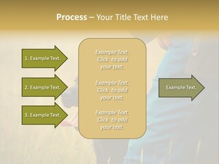 A Person Holding A Black Dog In A Field PowerPoint Template