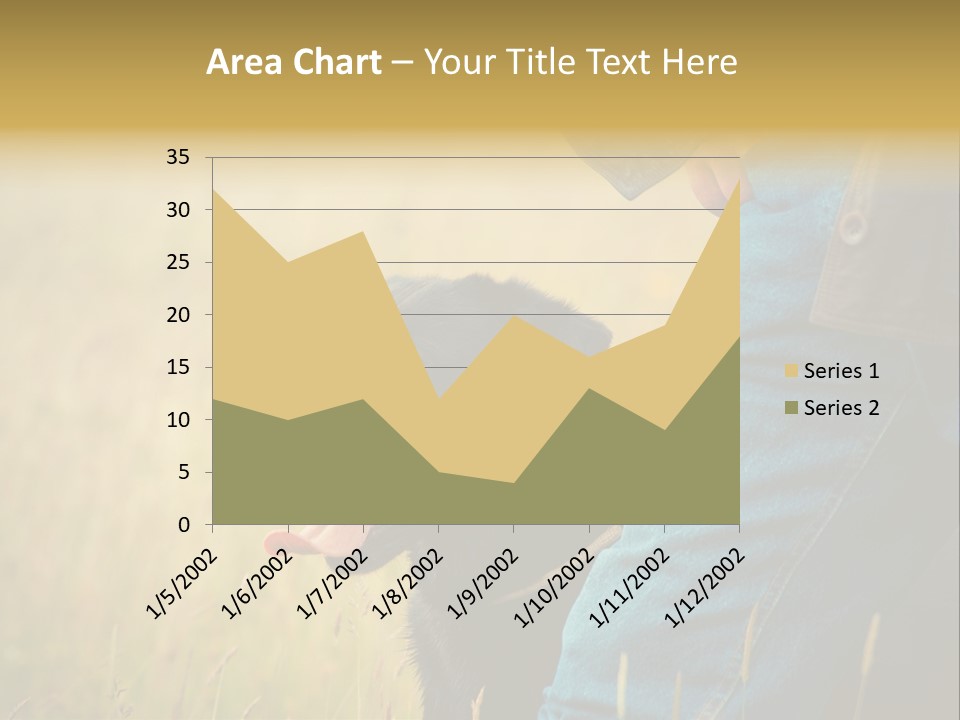 A Person Holding A Black Dog In A Field PowerPoint Template